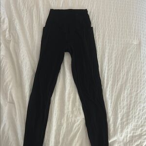 Service crossover leggings with pockets
